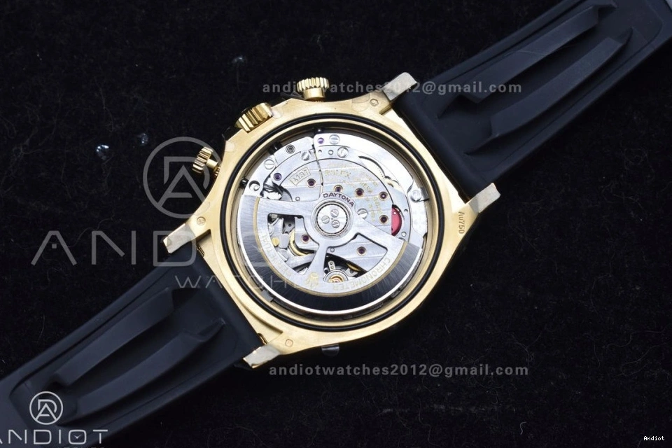 1:1 Best Daytona 126518 Oysterflex Clean Dial Edition YG on Strap 2023 SH4131 0322